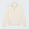 Stand-Collar Sweat Jumper in Oat Beige product photo