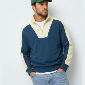Quarter-Zip Panel Jumper