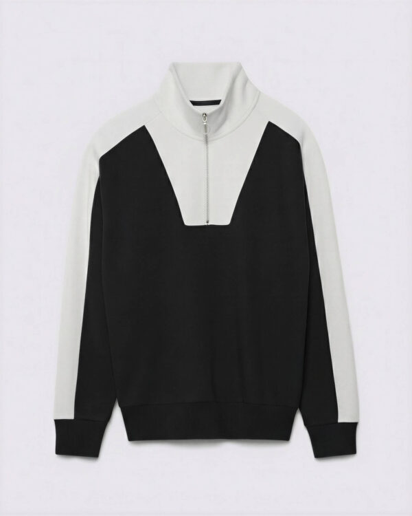 Technical Quarter-Zip Sweat in Monochrome product photo