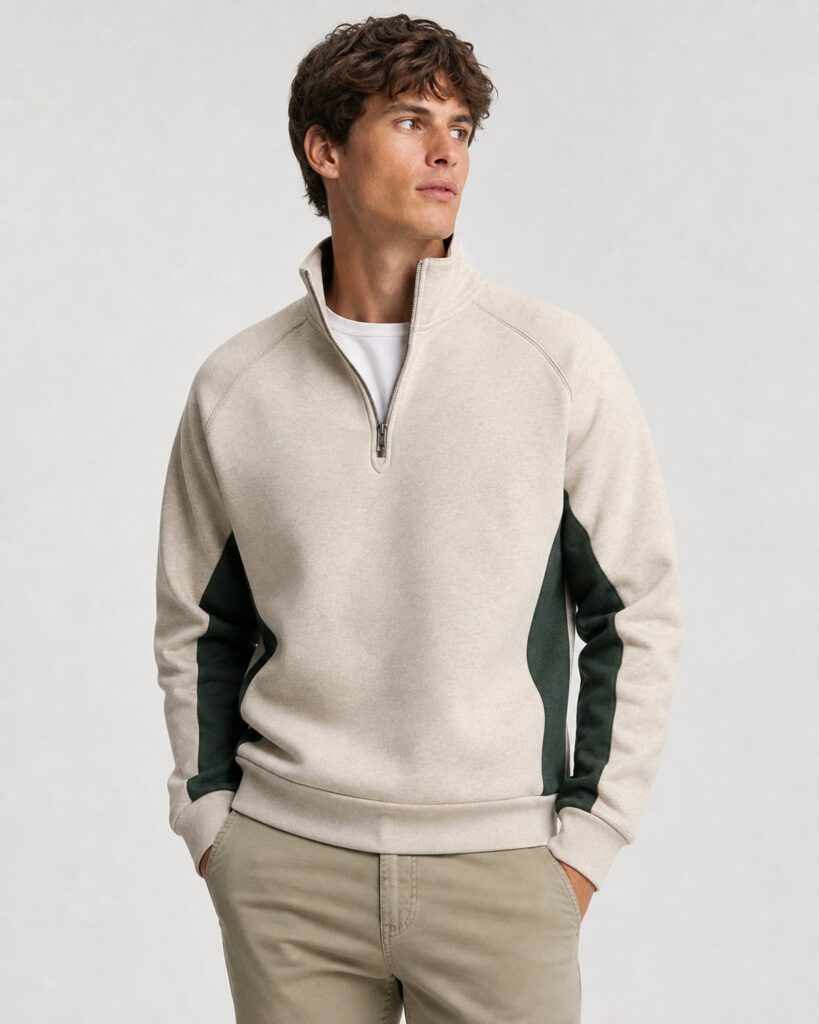Stand-Collar Sweat Jumper men's product image