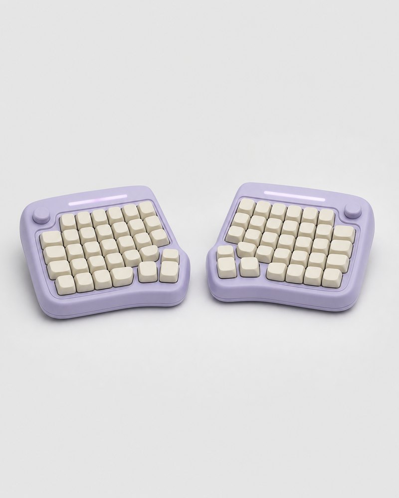 Lavender Split Keyboard