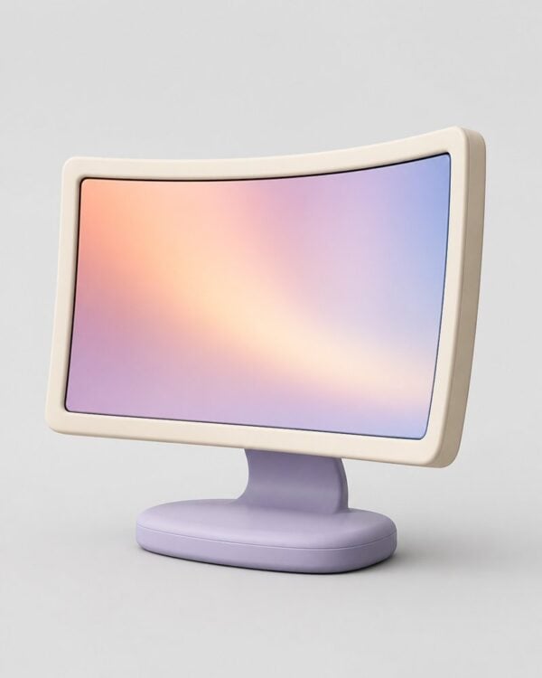 Pastel Curve Display