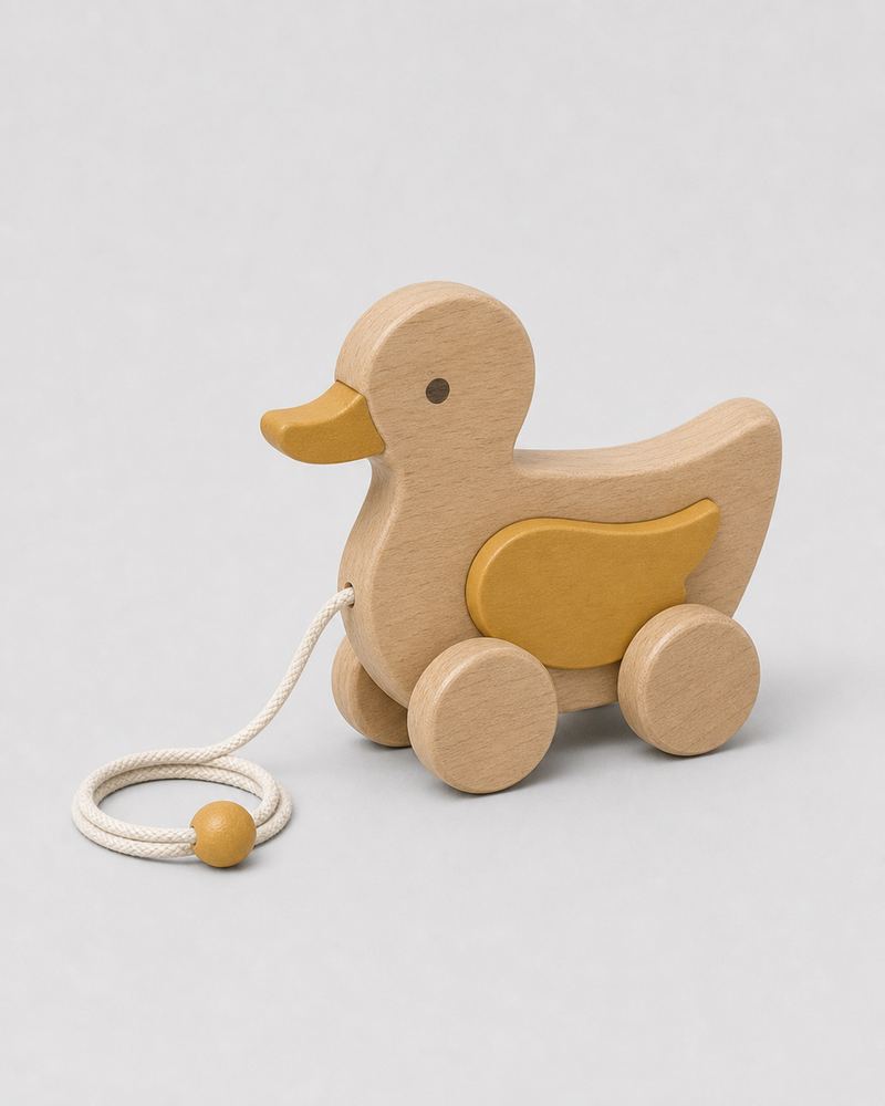 Pull Along Wooden Duck
