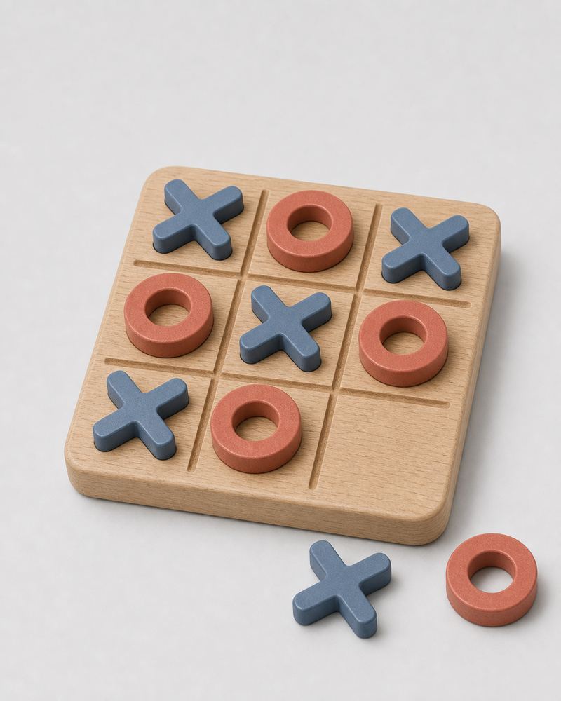 Wooden Tic Tac Toe