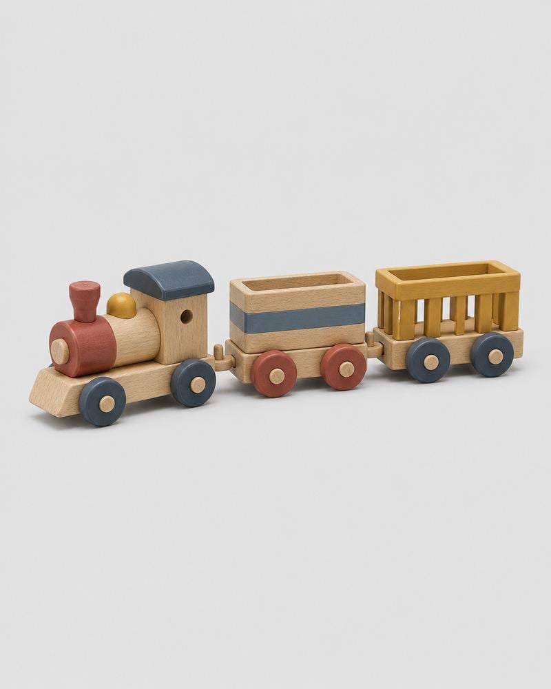 Wooden Train Set